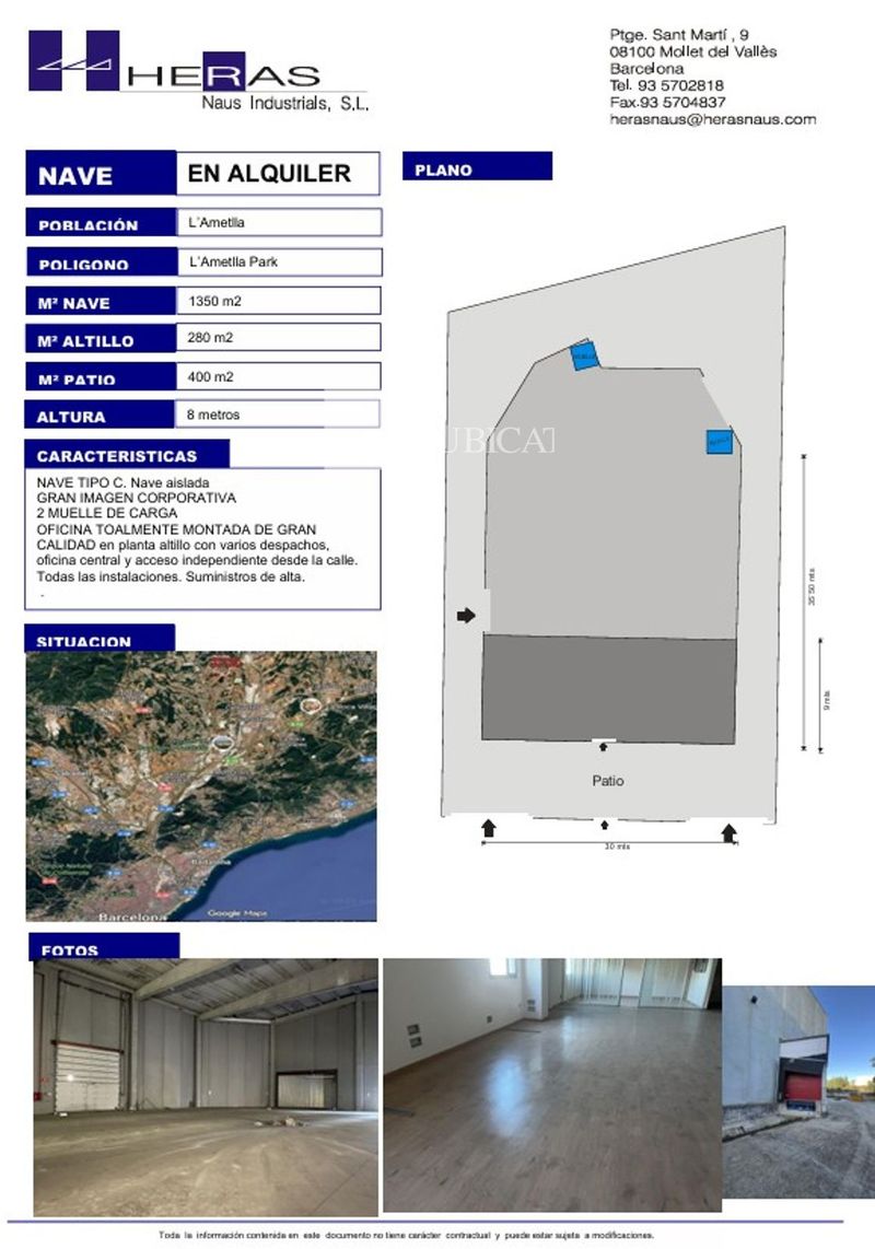 Nave Industrial en alquiler L