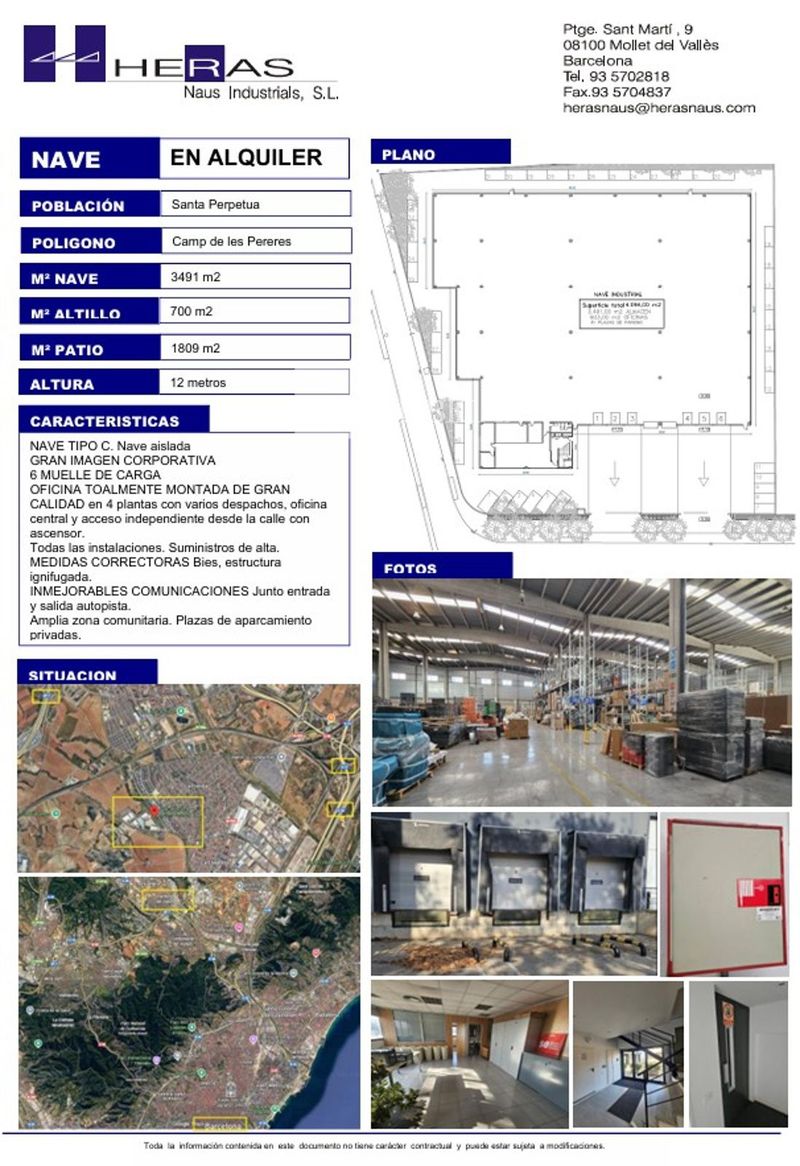 Nave Industrial en alquiler Santa Perpetua De Mogoda, Barcelona. Ref: 1089. UBICAT, NAUS INDUSTRIALS