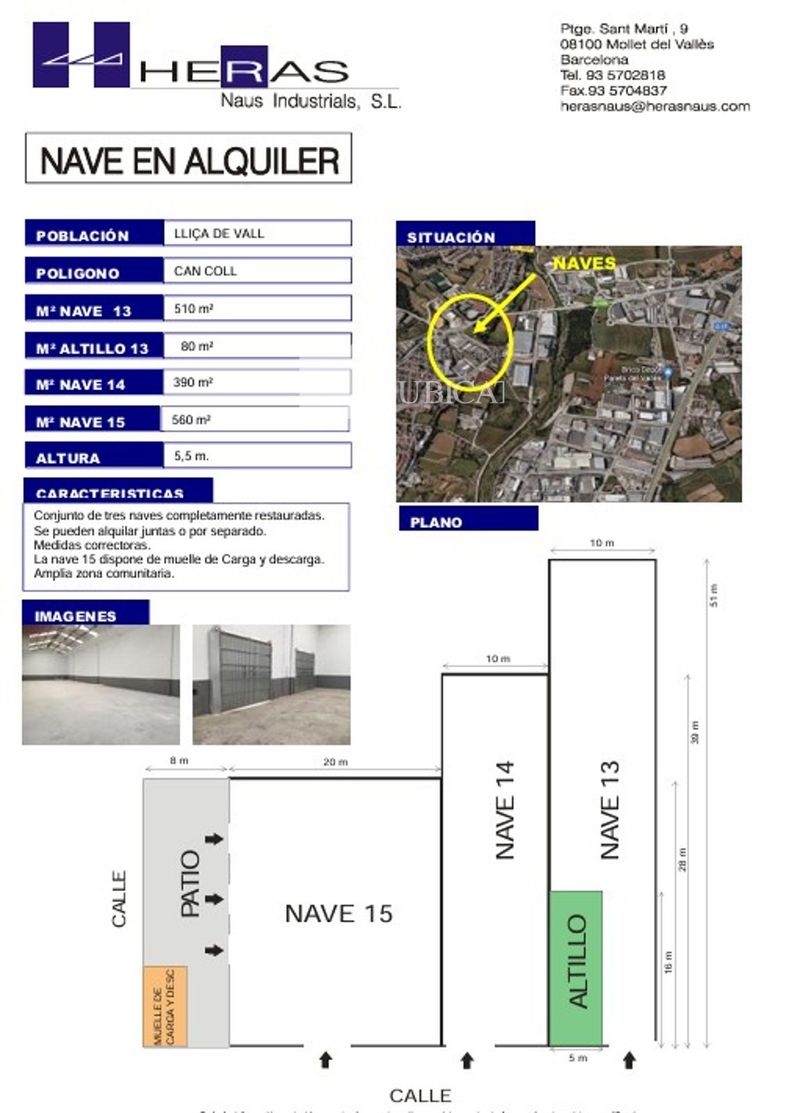 Nave Industrial en alquiler Lliça de Vall, Barcelona. Ref: 1199. UBICAT, NAUS INDUSTRIALS