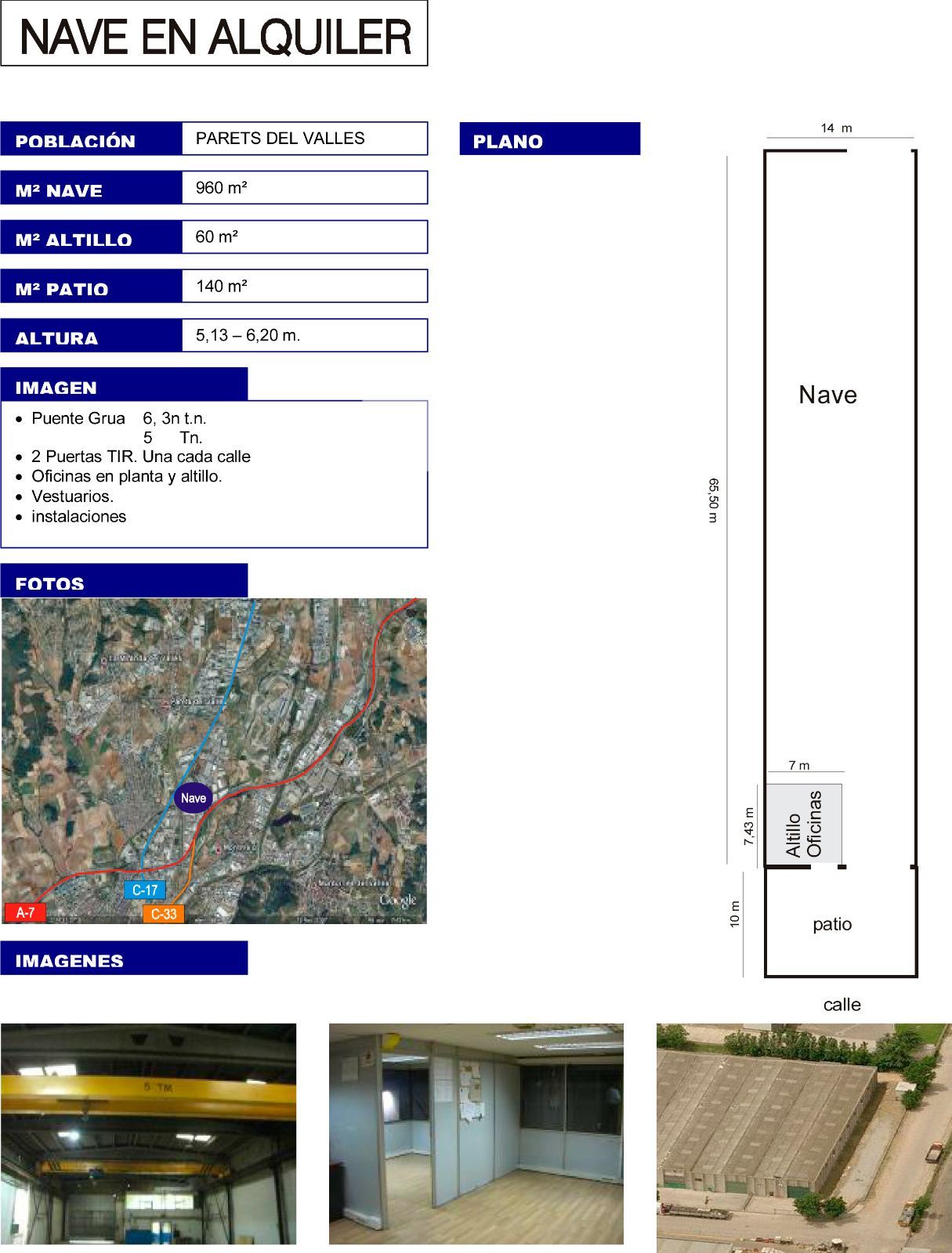 Industrial Warehouse for rent in Parets del Valles, Barcelona (P. I. Sector Mollet) - Foto 2
