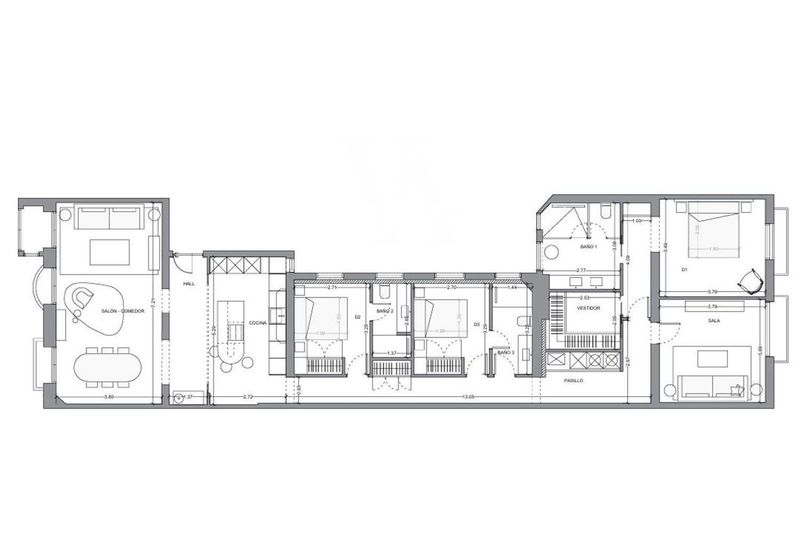 Piso en venta Madrid. Ref: 1279. Vendre&Archeter Inmobiliaria