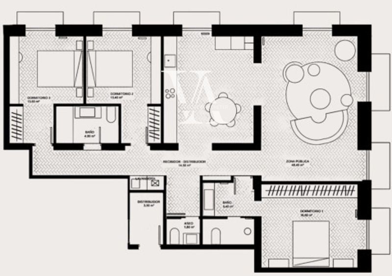 Piso en venta Madrid. Ref: 1356. Vendre&Archeter Inmobiliaria