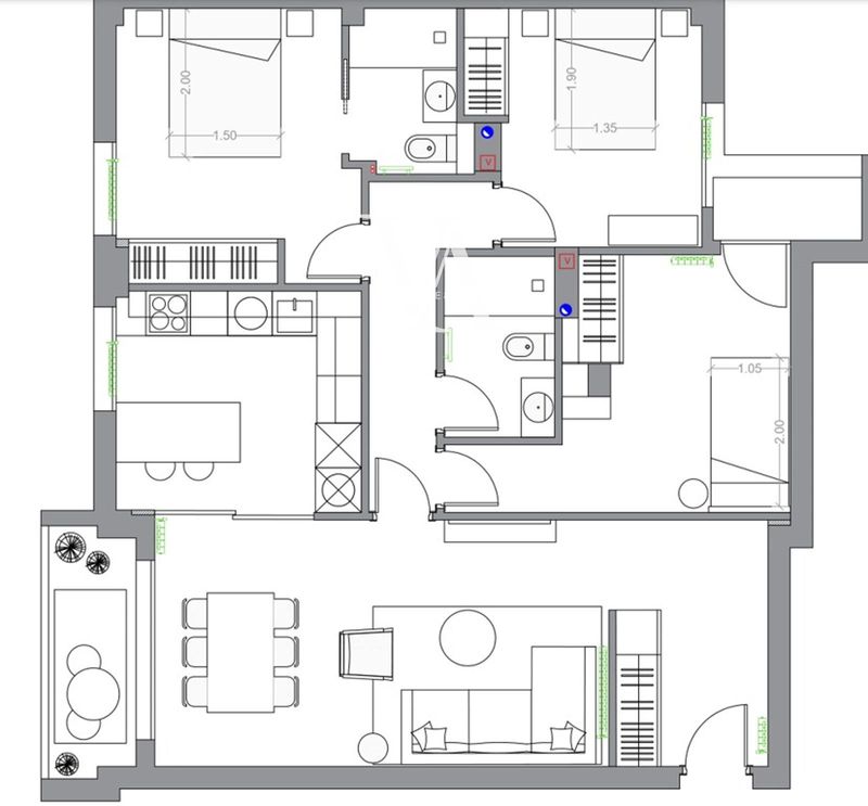 Piso en venta Madrid. Ref: 1363. Vendre&Archeter Inmobiliaria