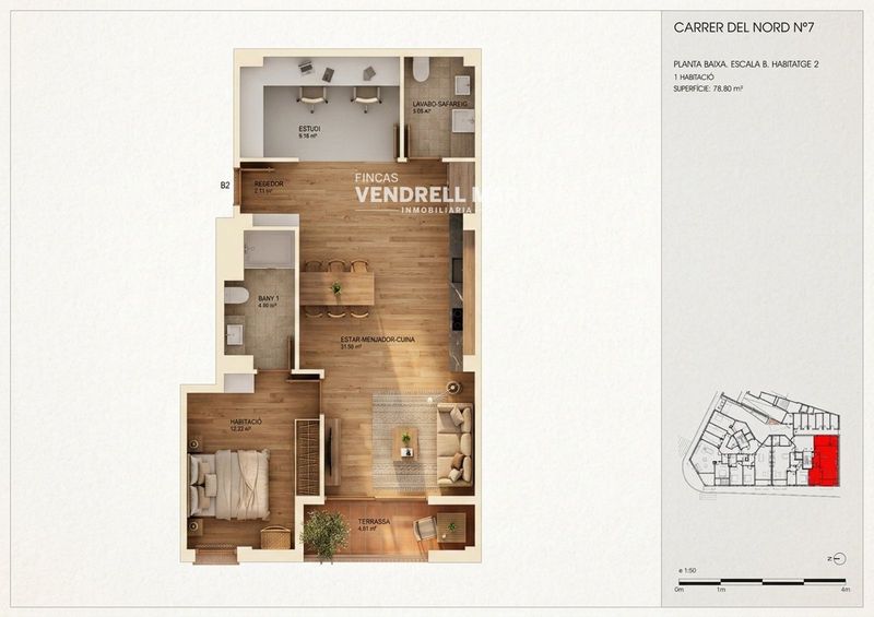 Appartement en vente Torredembarra, Tarragona. Ref: 1912. Fincas Vendrell Mar