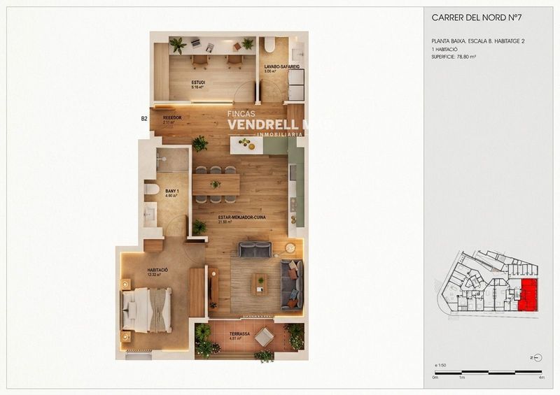 Appartement en vente Torredembarra, Tarragona. Ref: 2069. Fincas Vendrell Mar