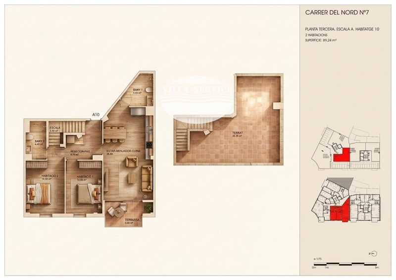 Dúplex en venta Torredembarra, Tarragona. Ref: 1457. Villaservice