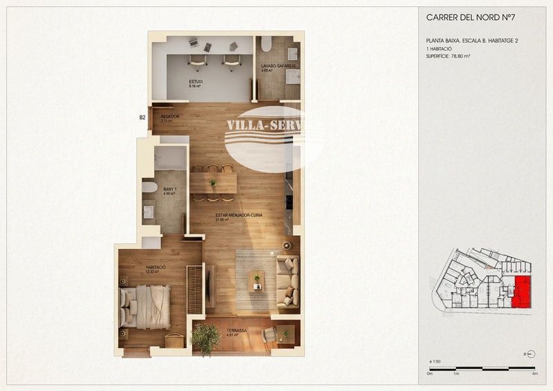 Piso en venta Torredembarra, Tarragona. Ref: 1460. Villaservice