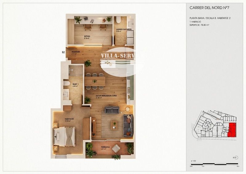 Piso en venta Torredembarra, Tarragona. Ref: 1554. Villaservice