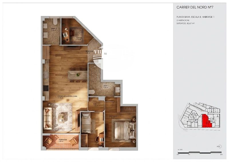 Piso en venta Torredembarra, Tarragona. Ref: 1646. Villaservice