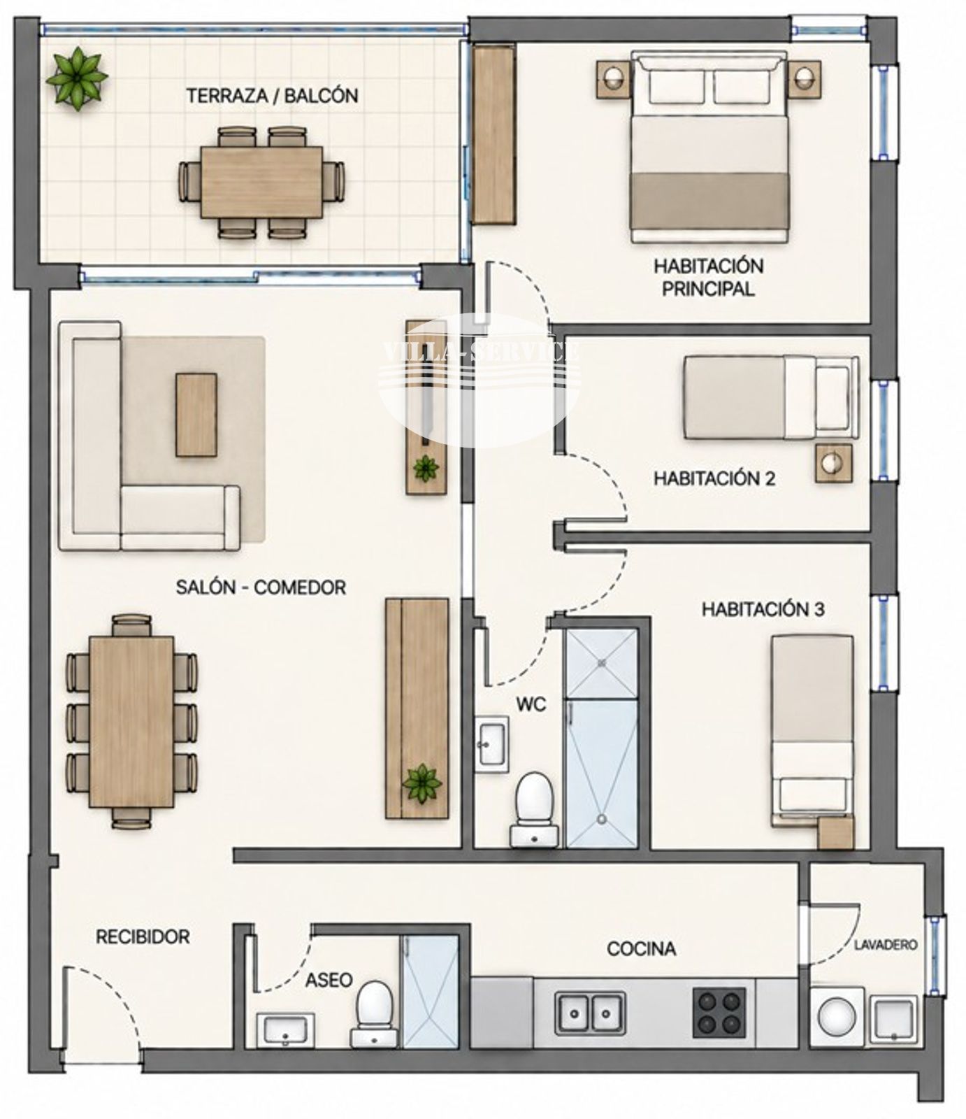 image VENTA DE PISO EN SEGUR DE CALAFELL DE 3 HABITACIONES - A TAN SOLO 300 MTS DE LA PLAYA 37