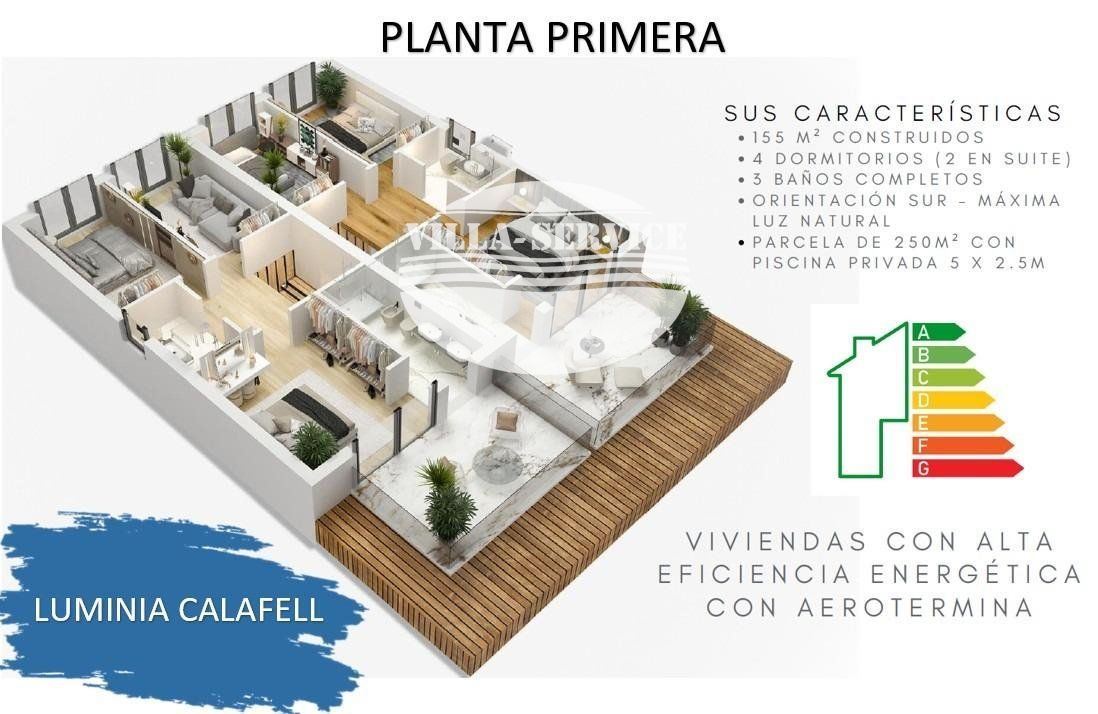 image PROMOCION EN VENTA DE CASA/CHALET PAREADA DE OBRA NUEVA EN SEGUR DE CALAFELL - PRECIO DESDE 490.000€ 13