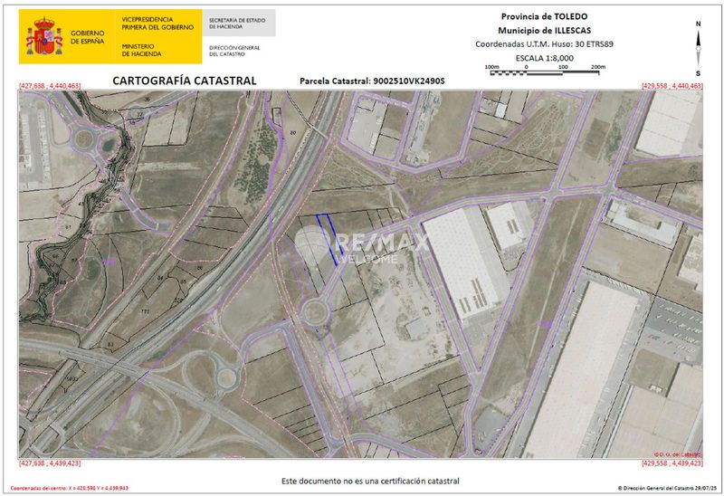 Plot for sale Illescas, Toledo. Ref: 12189. Remax Welcome