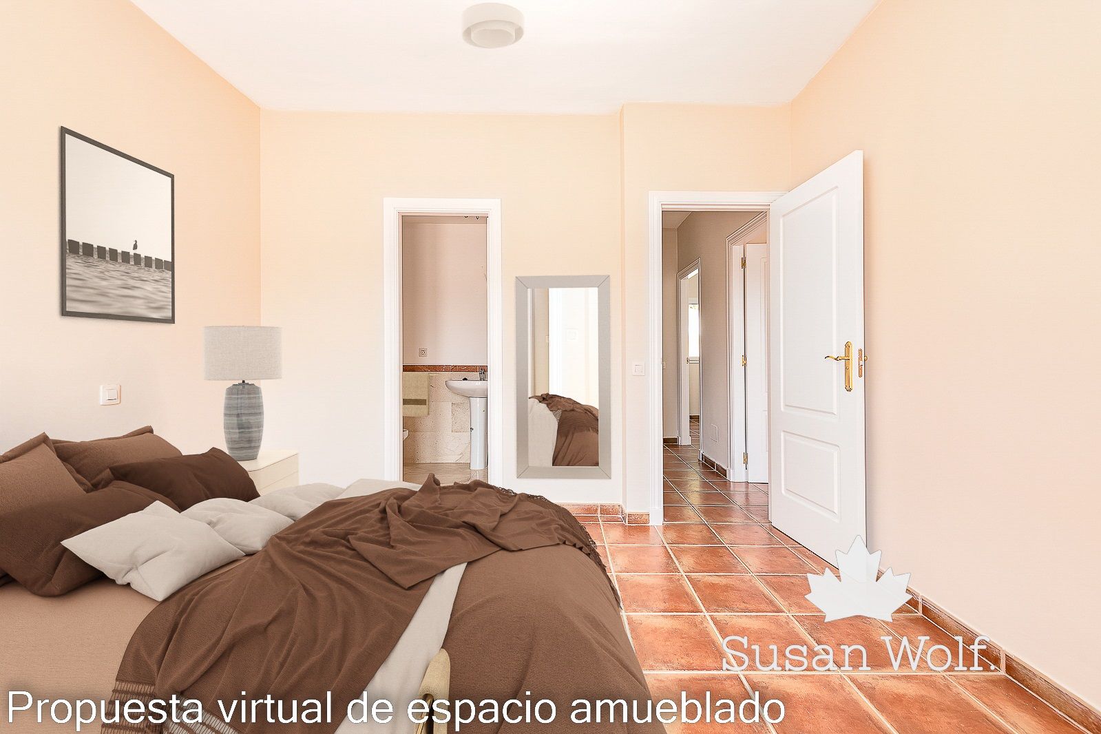 Decoración virtual dormitorio