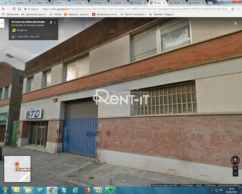 Nau Industrial en lloguer Sant Boi de Llobregat, Barcelona. Ref: 1173. Rent-it Servicios Inmobiliarios